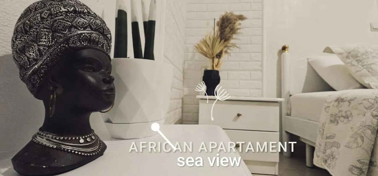 African Sea View Apartment Sarandë